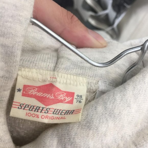 Beams Boy Gray Pullover Hoodie Women's Size Small Measured Japan - Picture 4 of 5